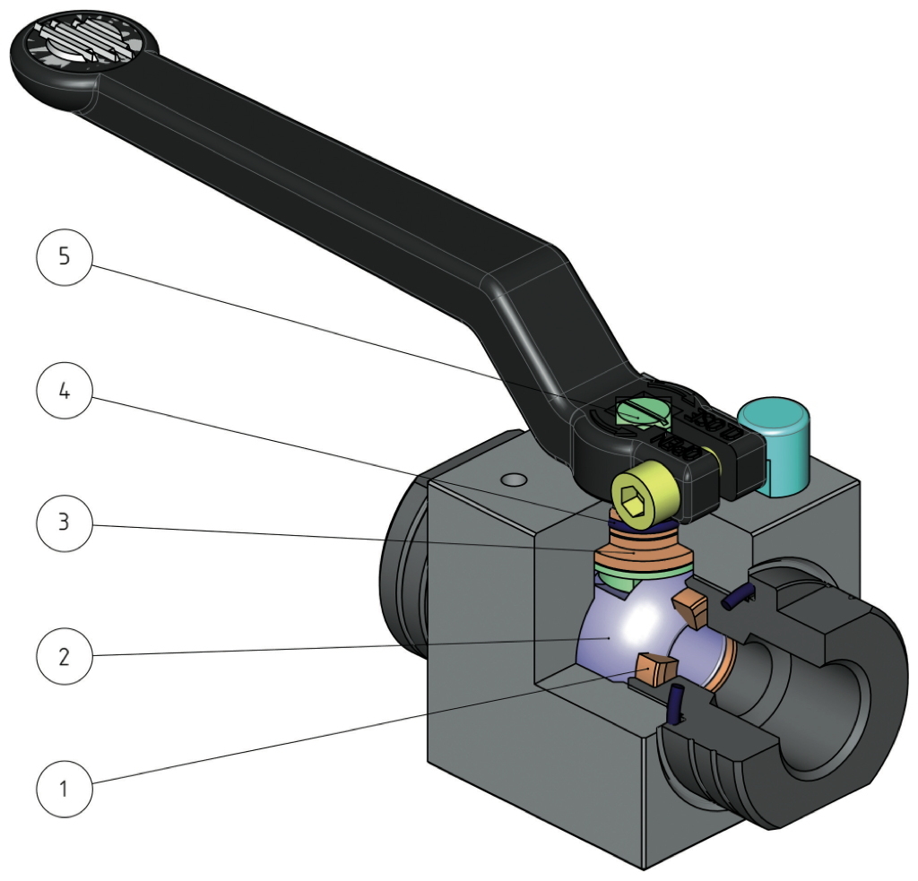 HERCULES manual carbon steel ball valve Omal Pascal Control