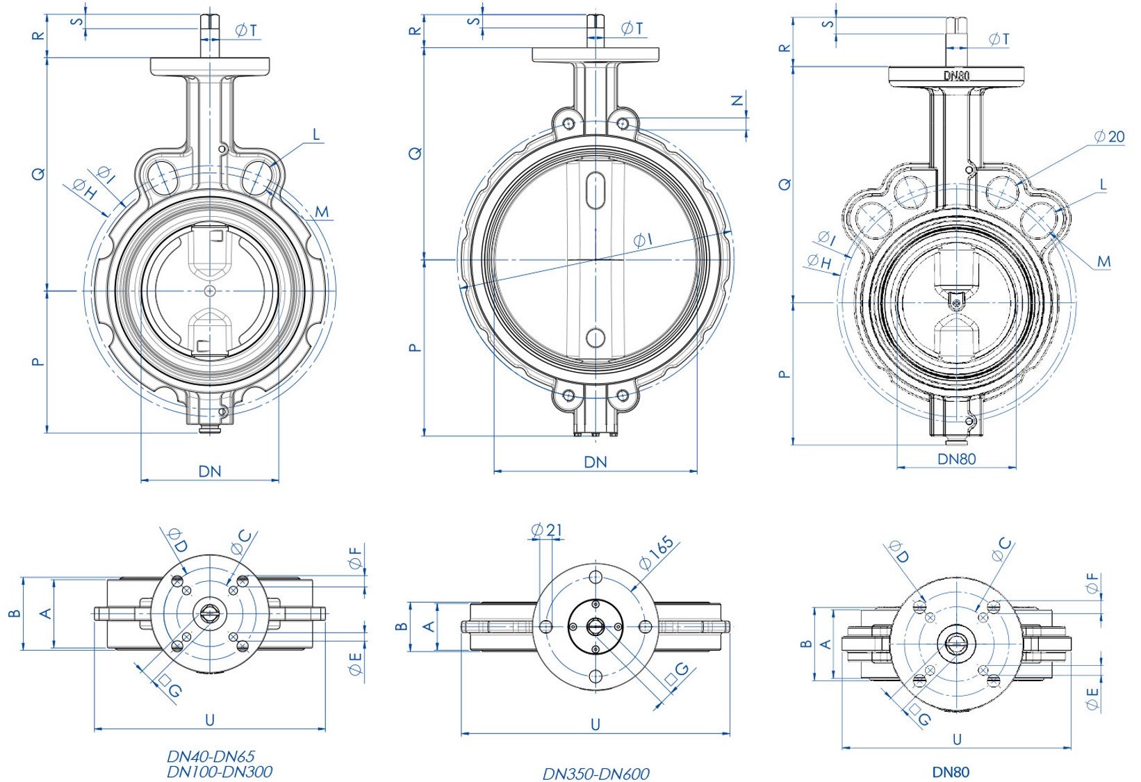 Item 375-376-377 butterfly valve