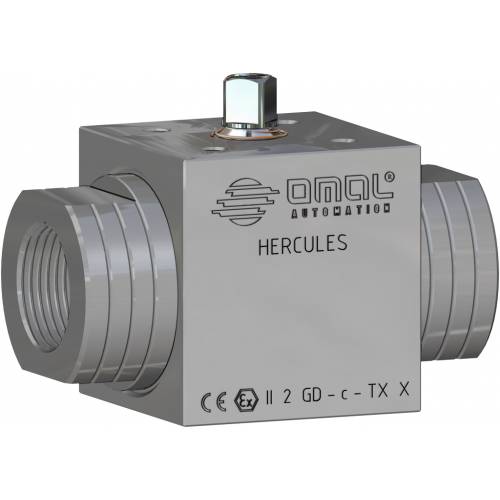 HERCULES for non self-lubrificating media stainless steel ball valve