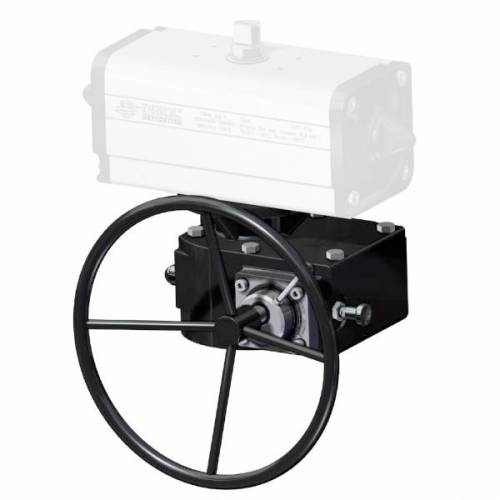 Cast iron manual handwheel gear box with declutchable