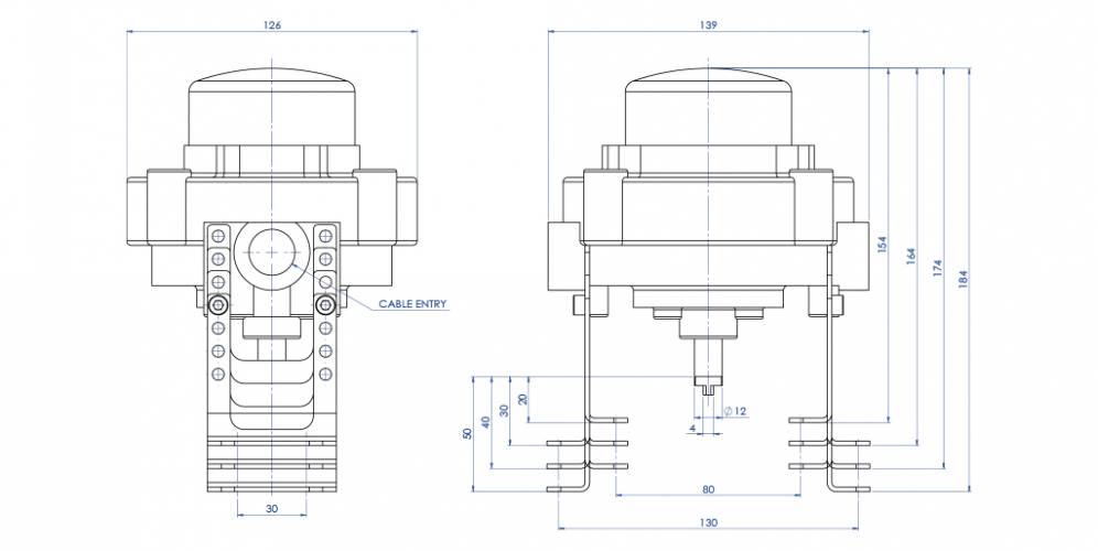 KSSK ATEX aluminium with optical indicator