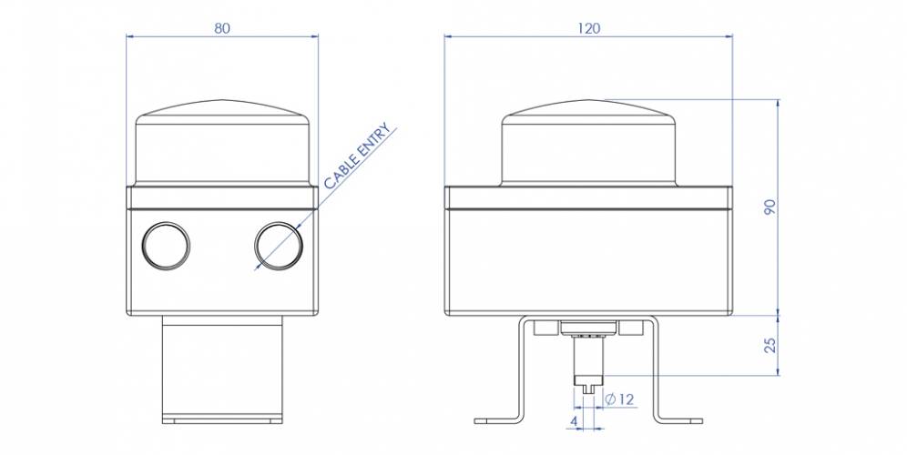 KSSB de aluminio y tecnopol&iacute;mero con indicador visual