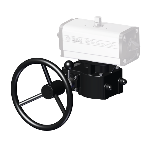 Reducteur debrayable en fonte avec volant