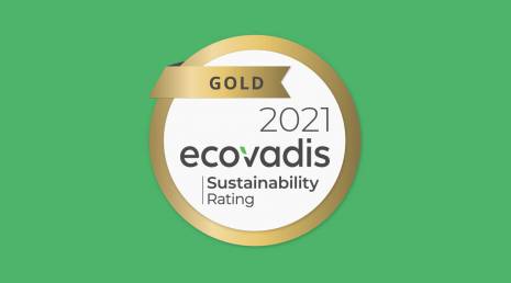 EcoVadis Gold Medal rating renewal