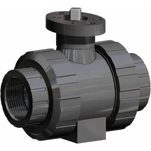 Кран шаровой из ПВХ, артикул 615-616